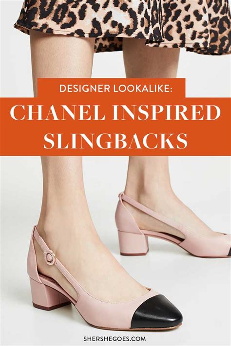 fake chanel trainers|chanel sling back dupes.